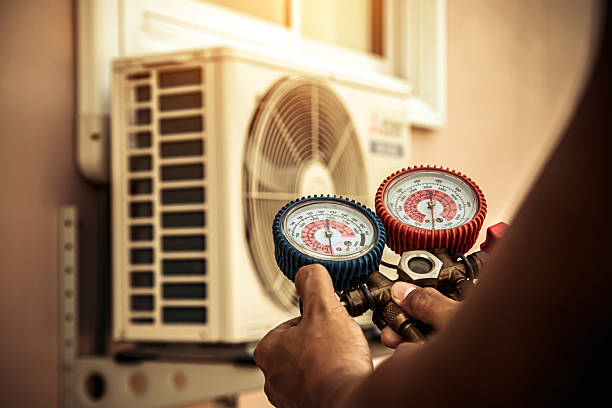 Professional Hvac technician working in Stanley, NC
